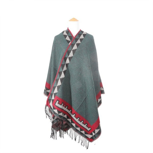 VINTAGE TRIBAL PONCHO- 3 COLORS