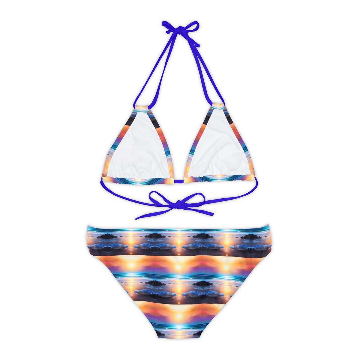 The Beach At Sunset Bikini Set