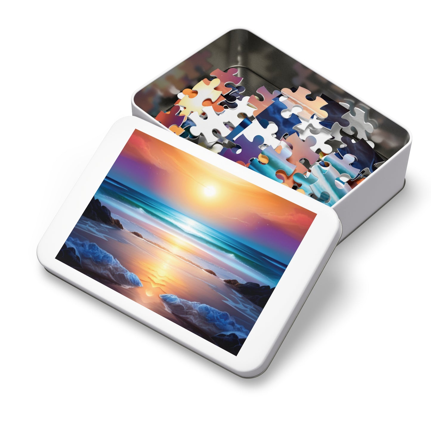 Sunset at the Beach Jigsaw Puzzle (30, 110, 252, 500,1000-Piece)