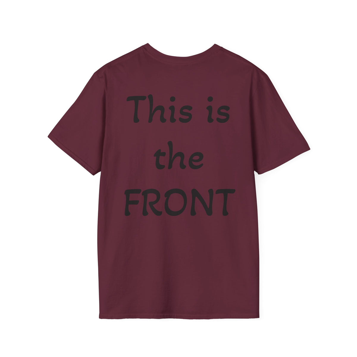 Camiseta Softstyle Unissex com Estampa Revertida