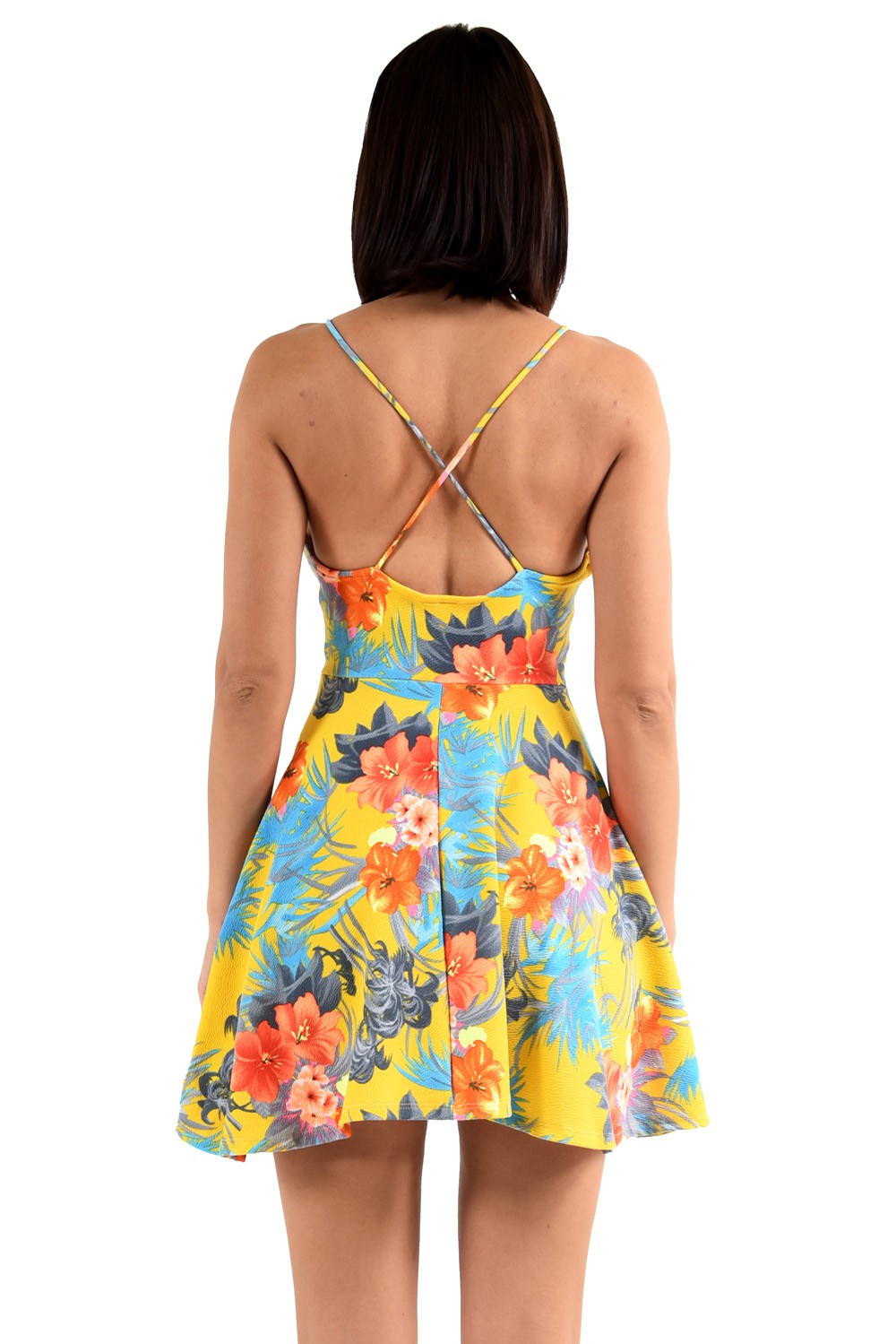 Hot Summer Floral Print Fit & Flare Dress