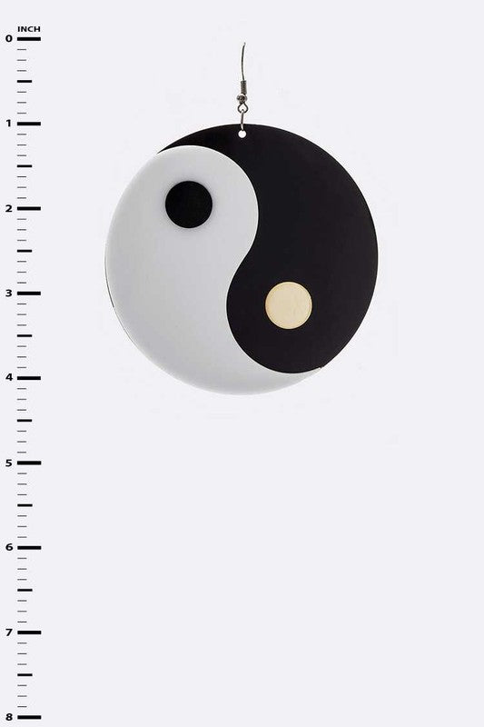 Large Ying and Yang Iconic Earrings