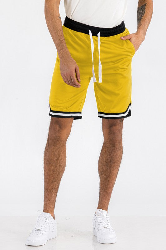 Men' Solid Athletic Basketball Sports Shorts-12 Colors