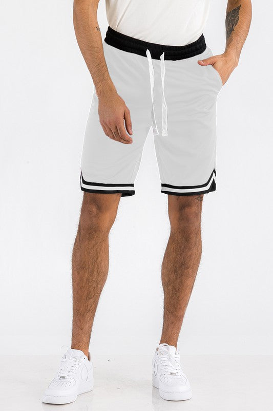 Men' Solid Athletic Basketball Sports Shorts-12 Colors