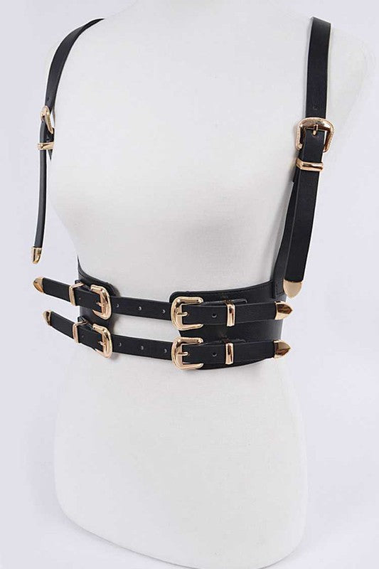 Buckle Suspender Corset Belt- 3 Colors