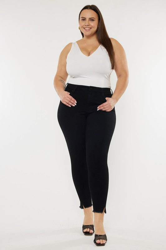 Calça Jeans Skinny Kan Can USA Plus Size de Cintura Alta