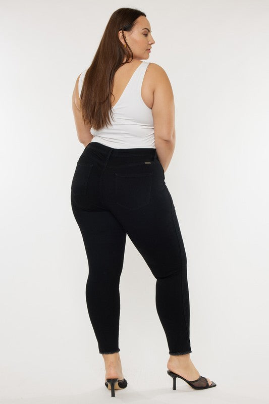 Calça Jeans Skinny Kan Can USA Plus Size de Cintura Alta