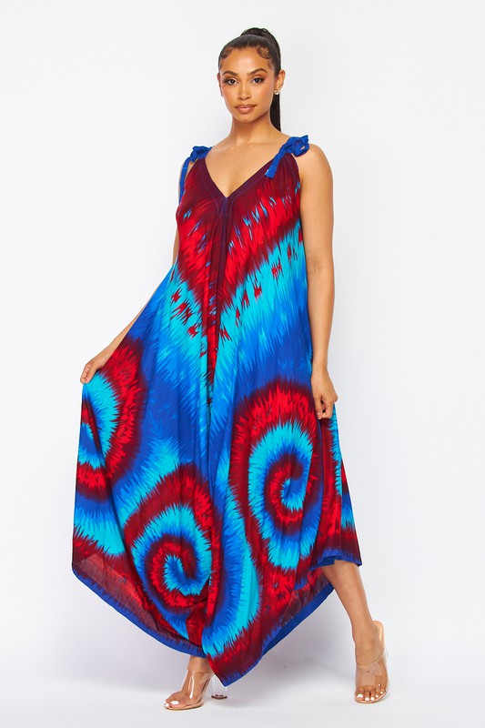 Tie Dye Harem Jumpsuit
