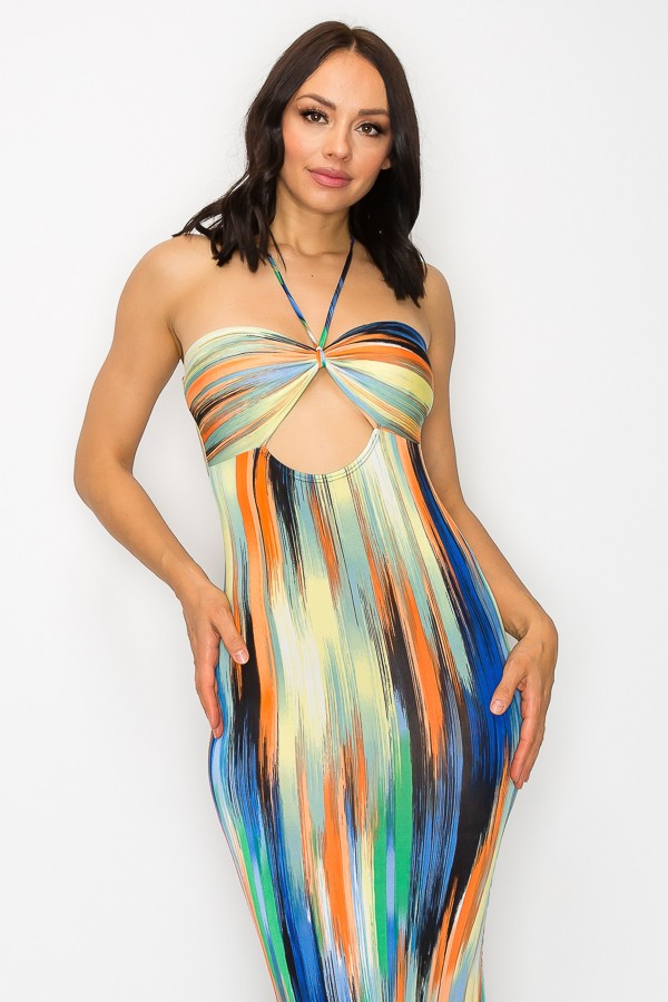 Miami Halter Maxi Dress