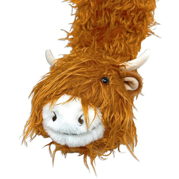 Highland Cattel - Kids' Plush Animal Slipper Socks