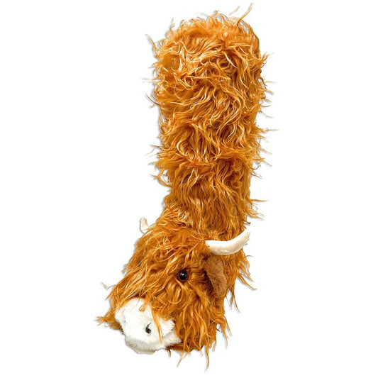 Highland Cattel - Kids' Plush Animal Slipper Socks