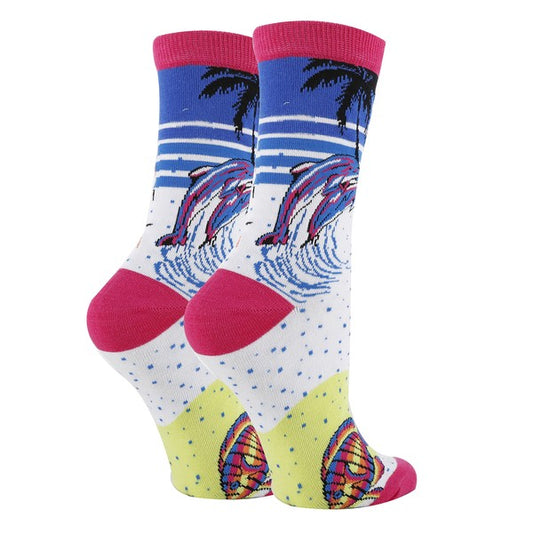 Myrtle Beach - Women's Funny Crew Socks