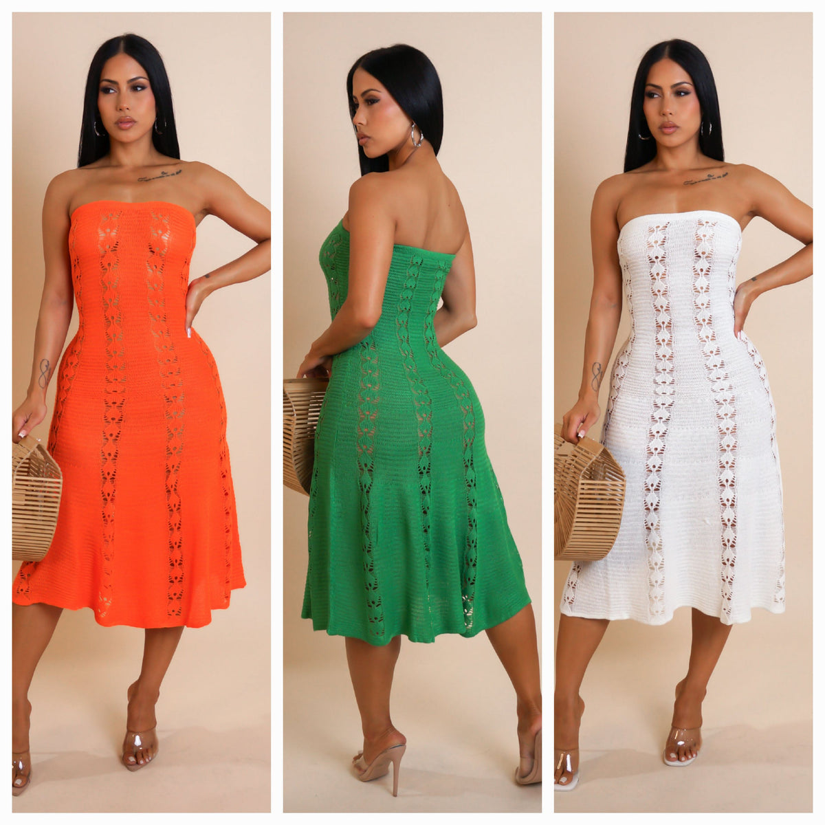 Vestido Saída de Praia Dixie Midi
