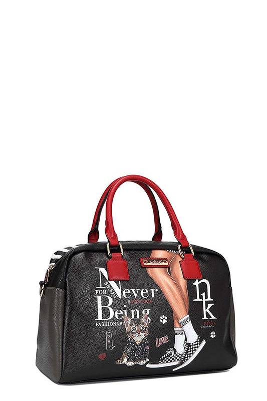 Nicole Lee USA "Never Be Shy" Boston Bag