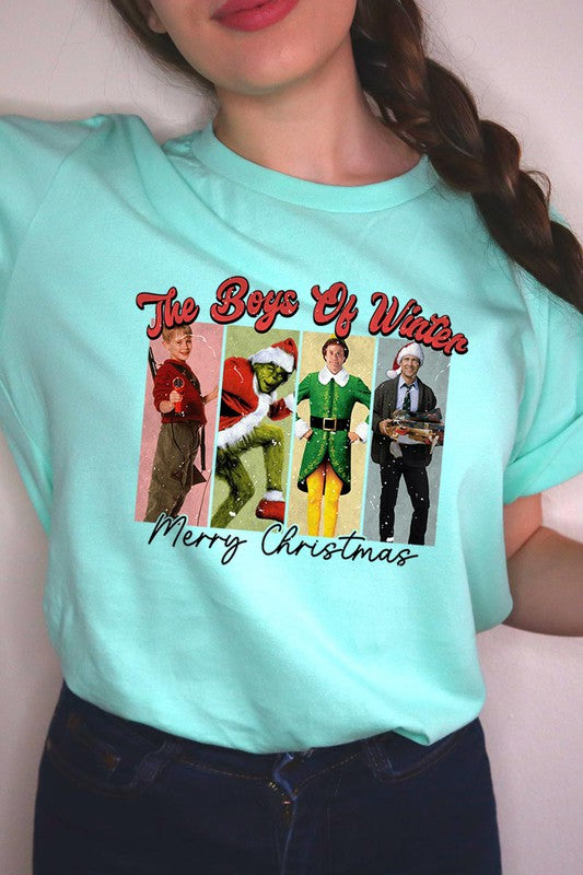Merry Christmas The Boys of Winter Unisex Short Sleeve Shirt- 20 Colors