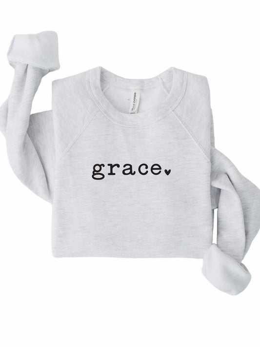 Grace Heart Bella Canvas Premium Sweatshirt- 9 Colors