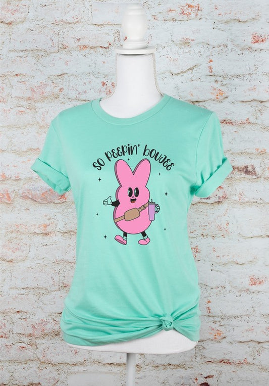 Pink Peep, So Peepin' Boujee Graphic Tee-6 Colors
