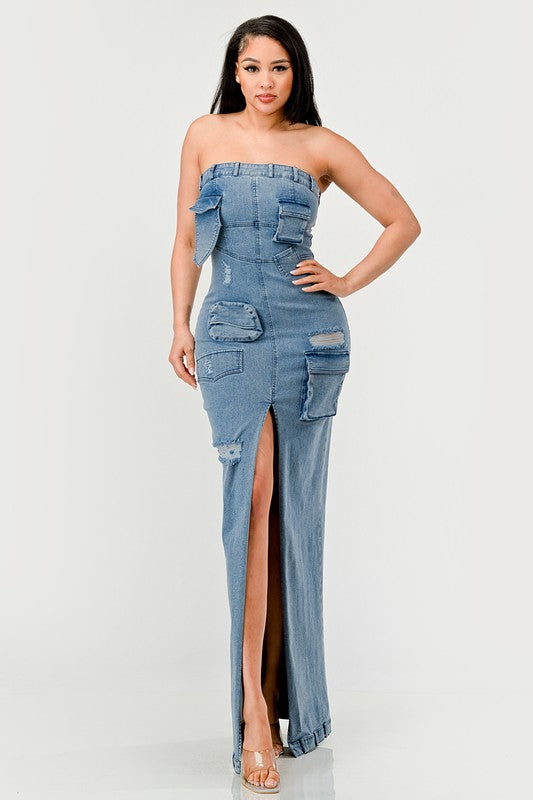 Vestido Jeans Chique Urbano