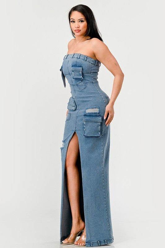 Vestido Jeans Chique Urbano