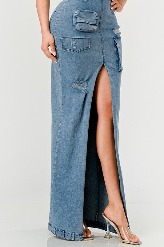 Vestido Jeans Chique Urbano