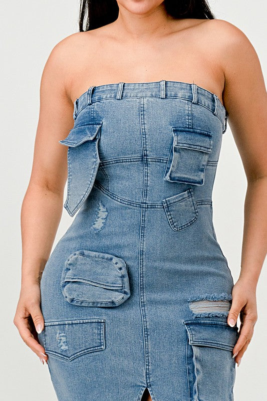 Vestido Jeans Chique Urbano