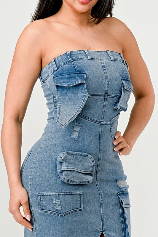 Vestido Jeans Chique Urbano