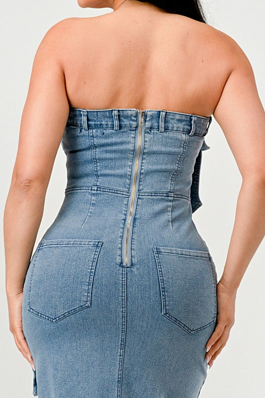 Vestido Jeans Chique Urbano