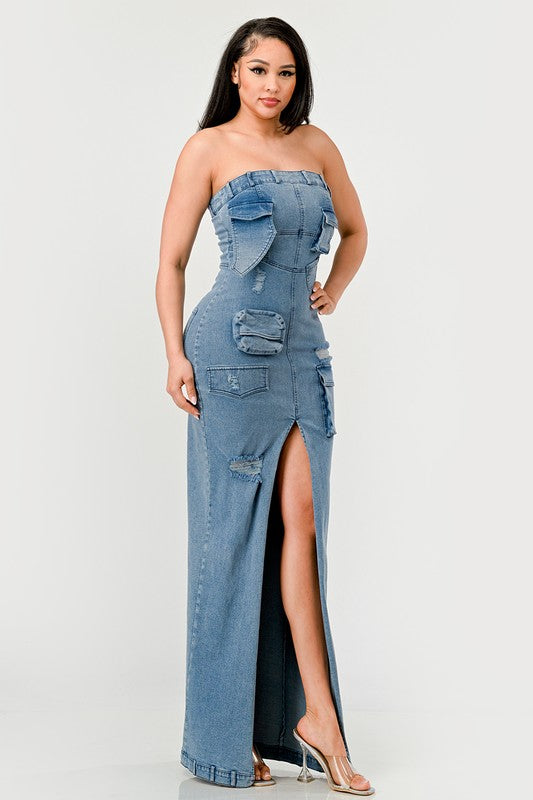 Vestido Jeans Chique Urbano