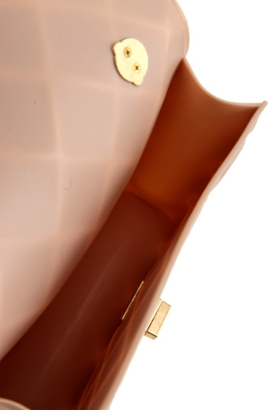 Diamond Quilted Cross Body Jelly Bag- 8 Colors