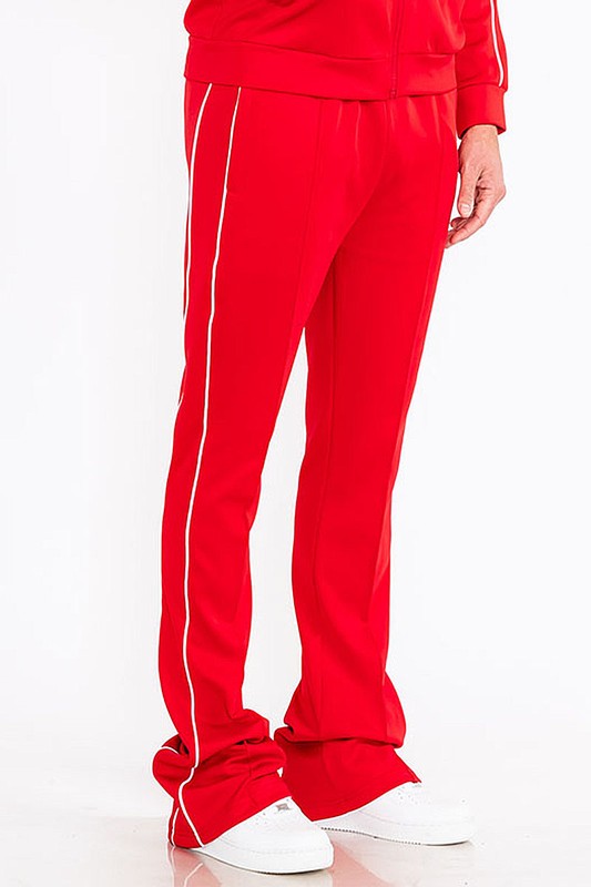 Men's Side Pipe Stacked Flare Pants- 6 Colors