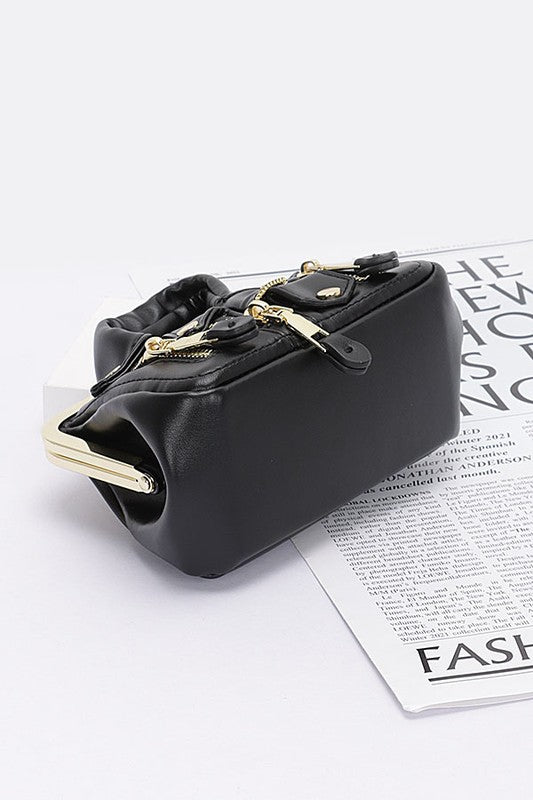 Iconic Leather Jacket Swing Bag- 4 Colors