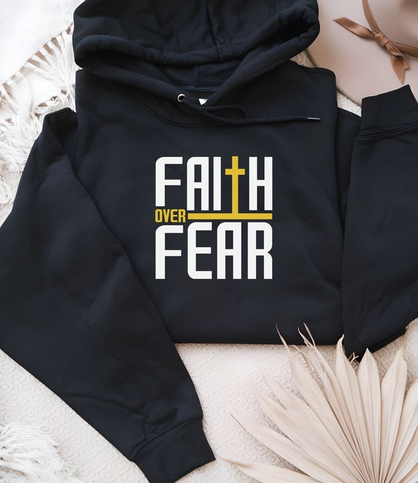 Faith Over Fear Graphic Hoodie- 2 Colors