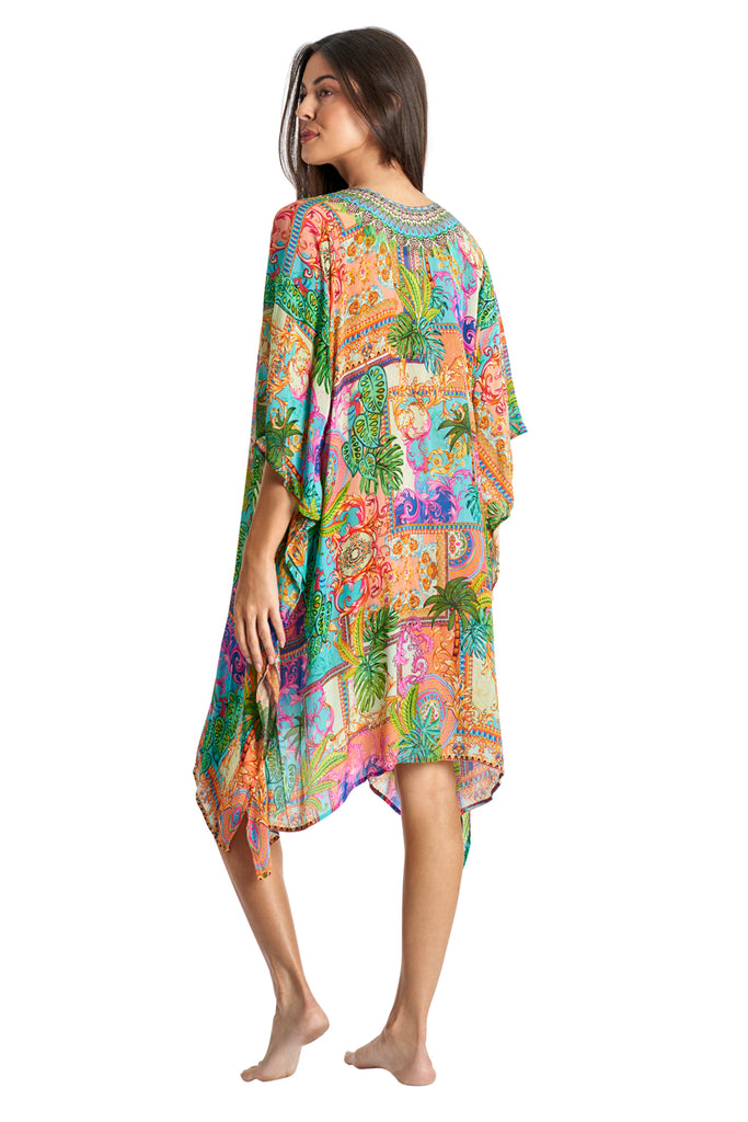 Saída de Praia por La Moda Kaftan - Amanhecer Tropical