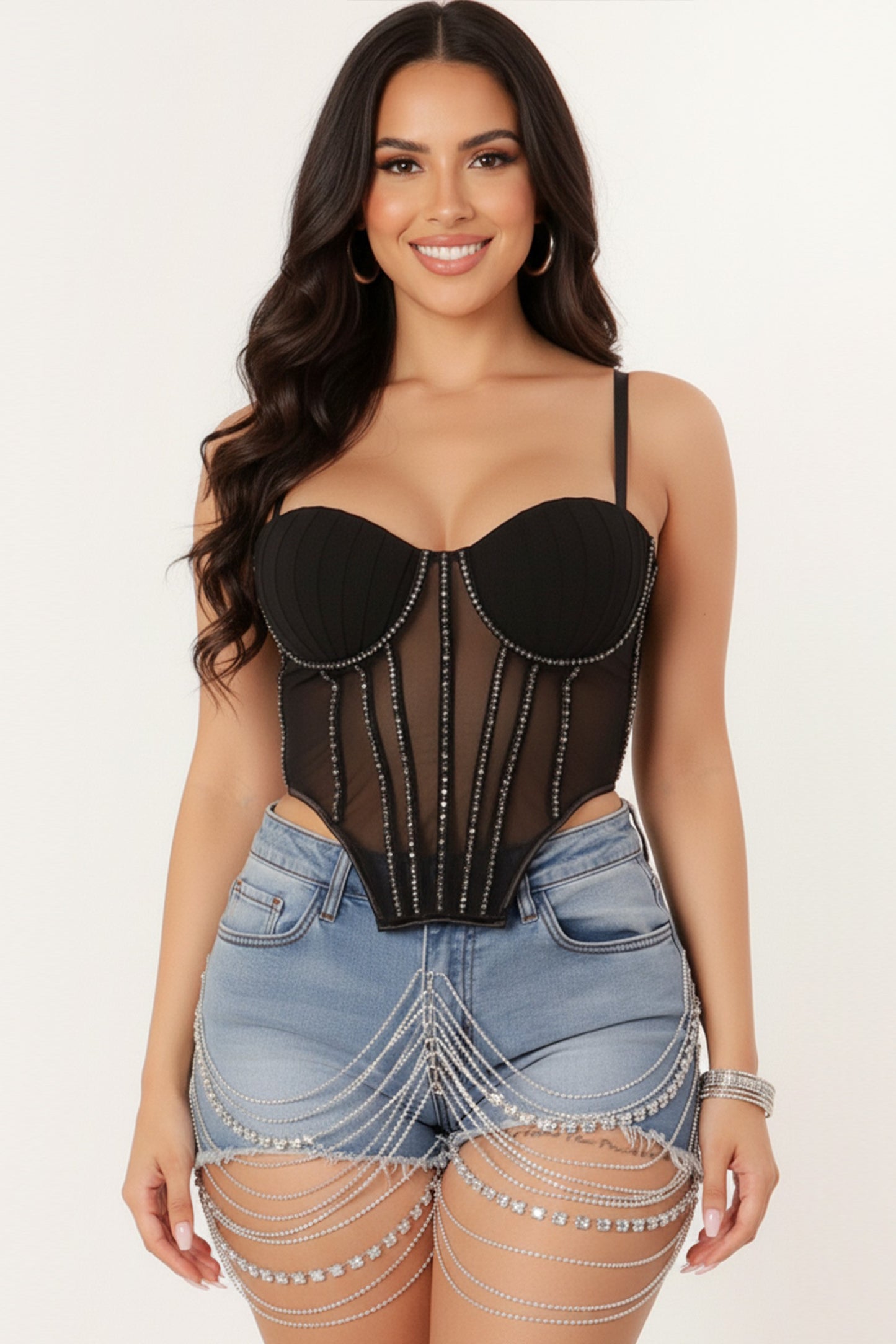 Bustier Top- Black