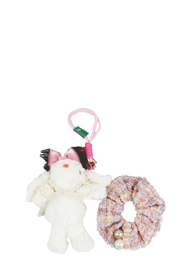 Nicole Lee USA Momo the Bunny Cotton Candy Bag Charm