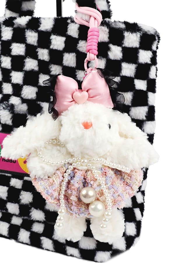 Nicole Lee USA Momo the Bunny Cotton Candy Bag Charm