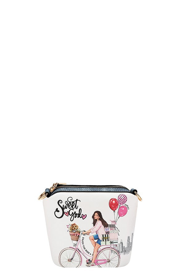 Nicole Lee USA "Sweet Girl" 2 Piece Bucket Shoulder Bag Set