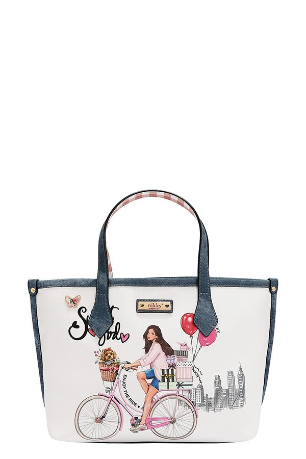 Nicole Lee USA "Sweet Girl" 2 Piece Tote Bag Set