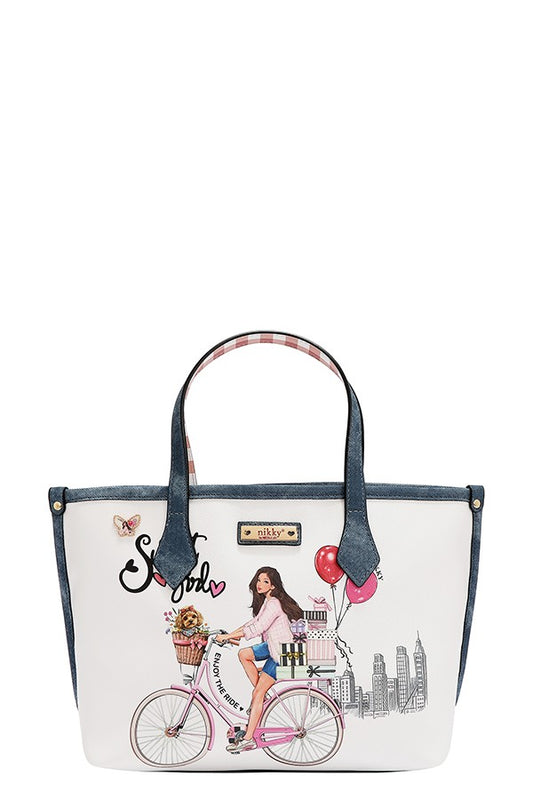 Nicole Lee USA "Sweet Girl" 2 Piece Tote Bag Set