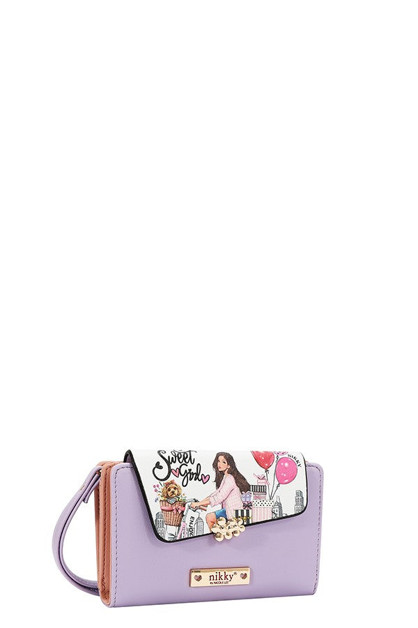 Nicole Lee USA "Sweet Girl" Nikky Small Bifold Wallet