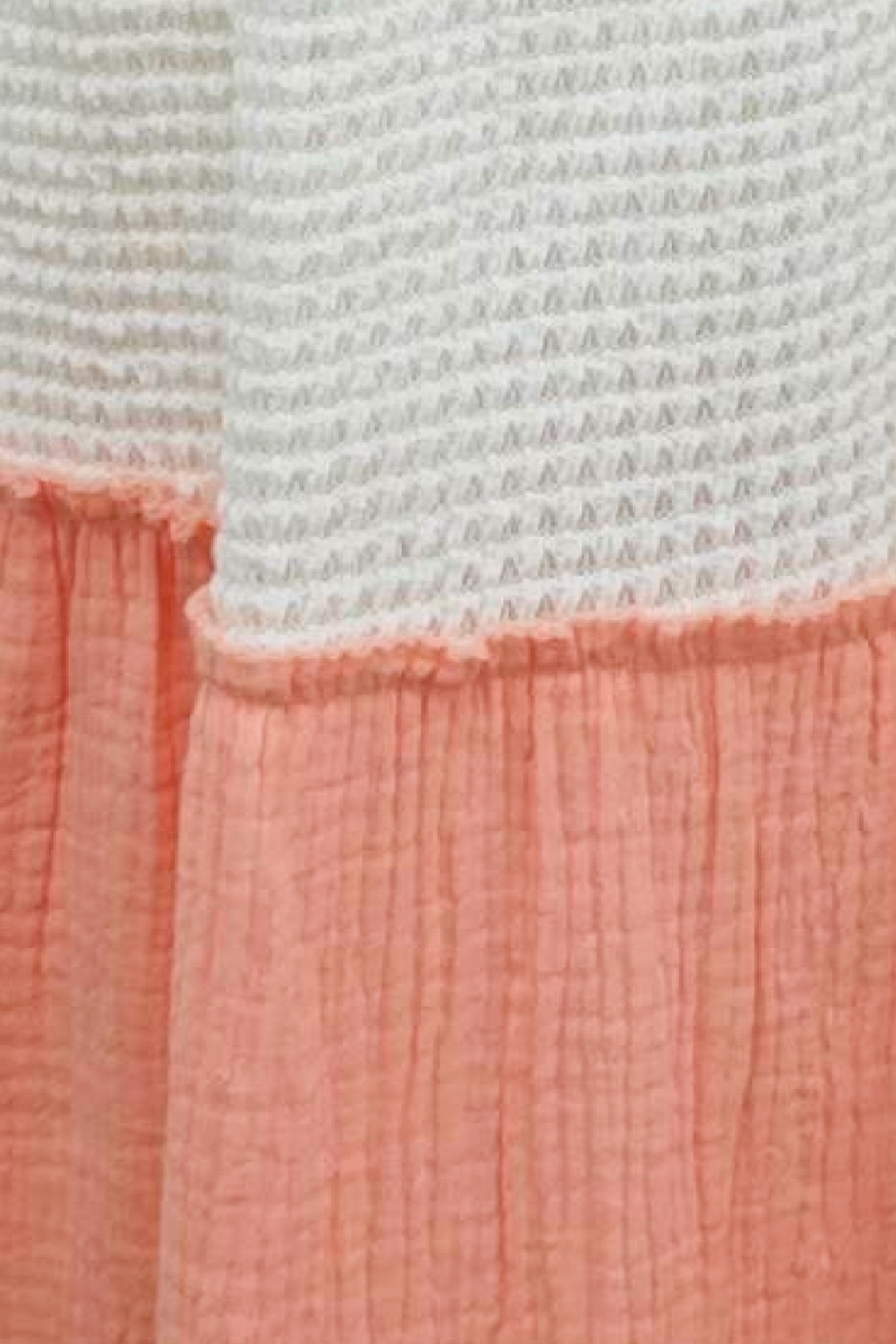 Wide Leg Gauze Knit Stripe Pants- PREORDER