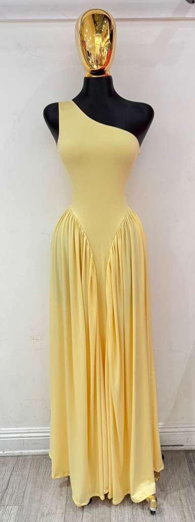Come With Me Maxi Dress- Yellow