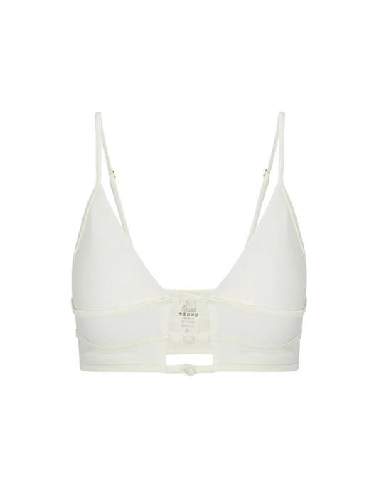 Tropez Bralette Bikini Top- Ivory
