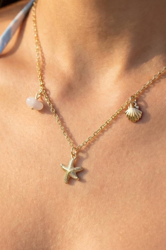 Sealife Starfish Charms Necklace