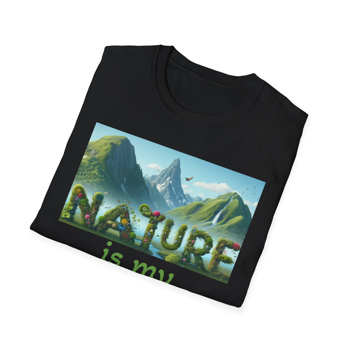Nature is My Therapy Unisex Softstyle T-Shirt - Nature Lover Tee- 2 Colors