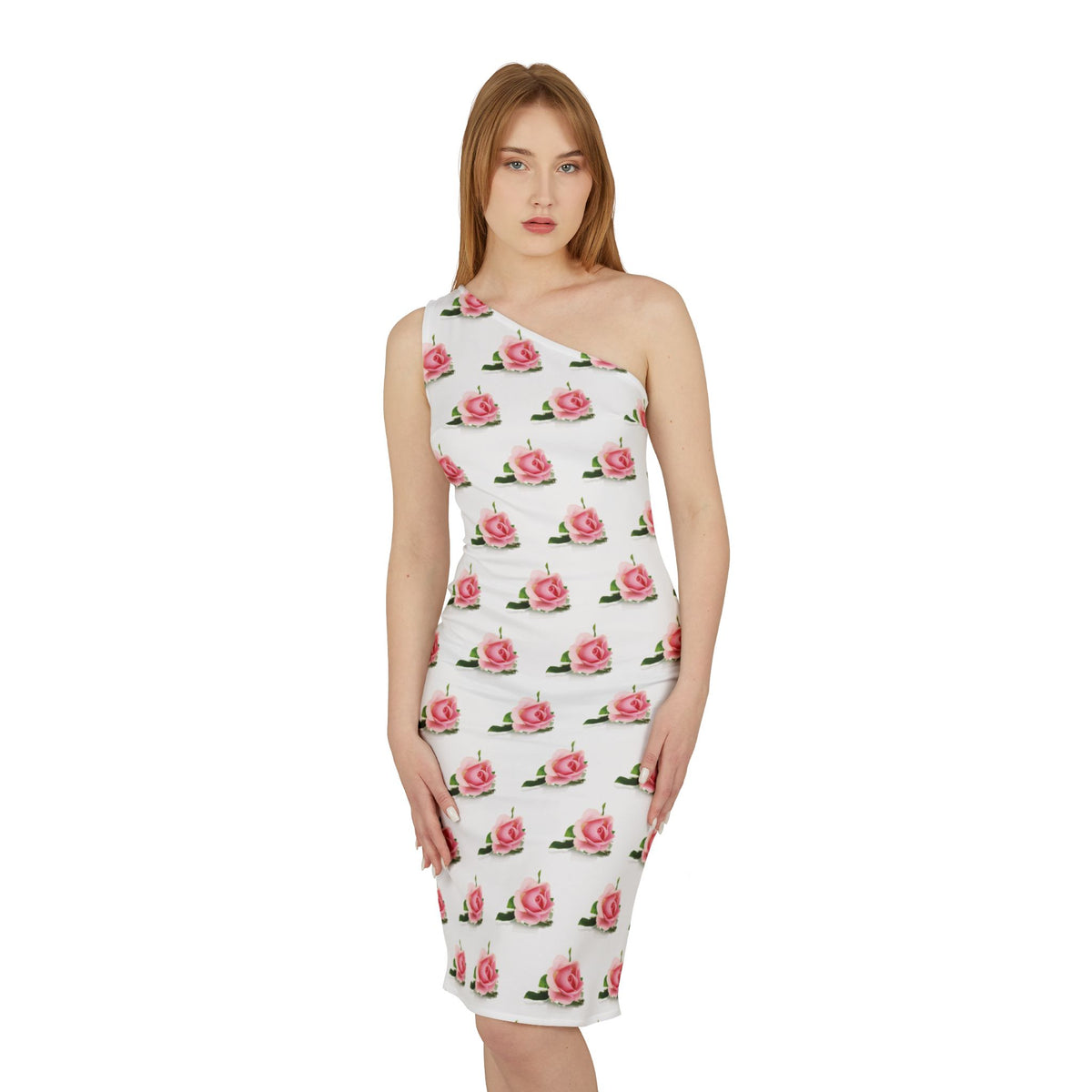 Vestido de Ombro Rosa Personalizado