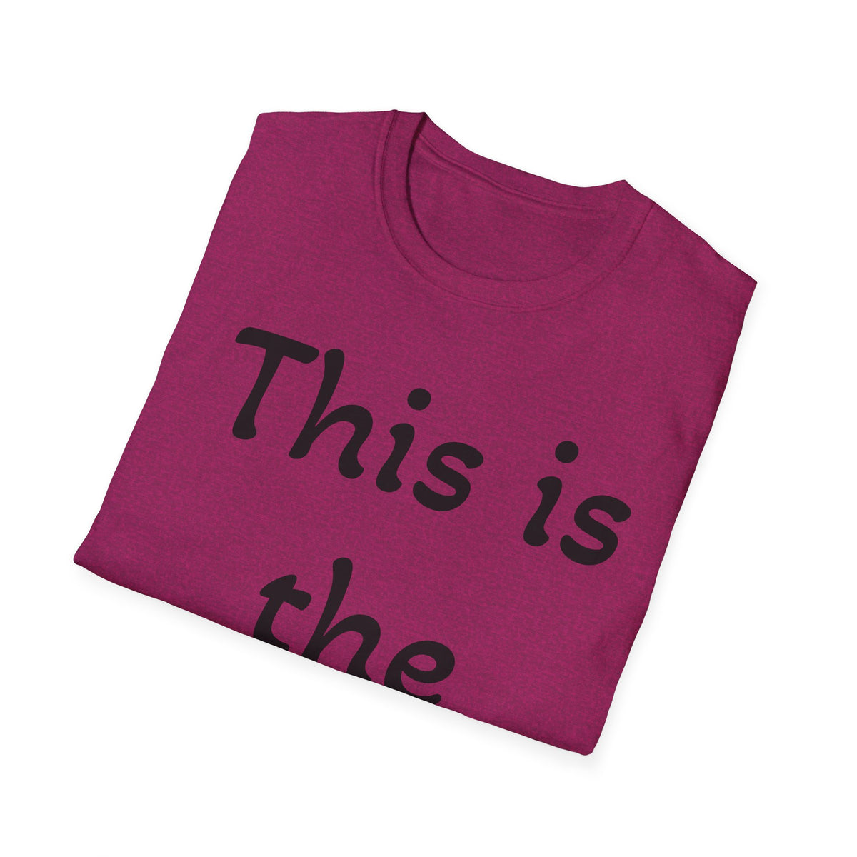 Camiseta Softstyle Unissex com Estampa Revertida