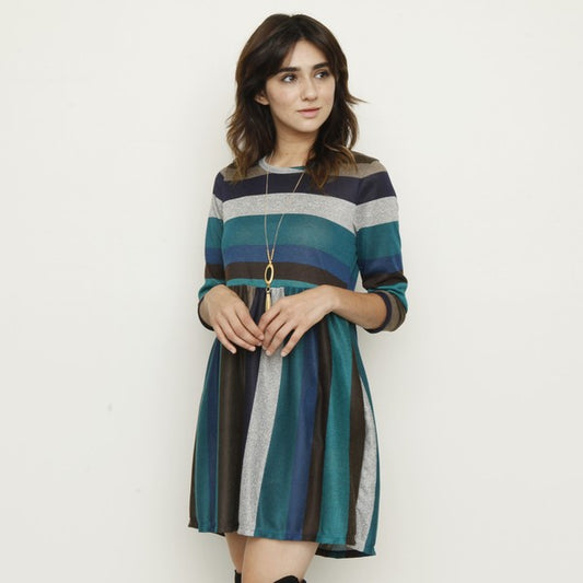 Multi Color Mini Dress-3 Colors