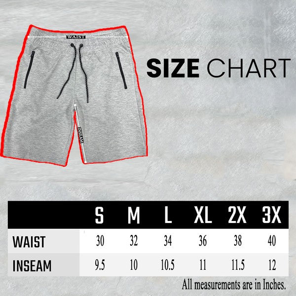 MEN'S COTTON BLEND LOUNGE SWEAT SHORTS-6 COLORS