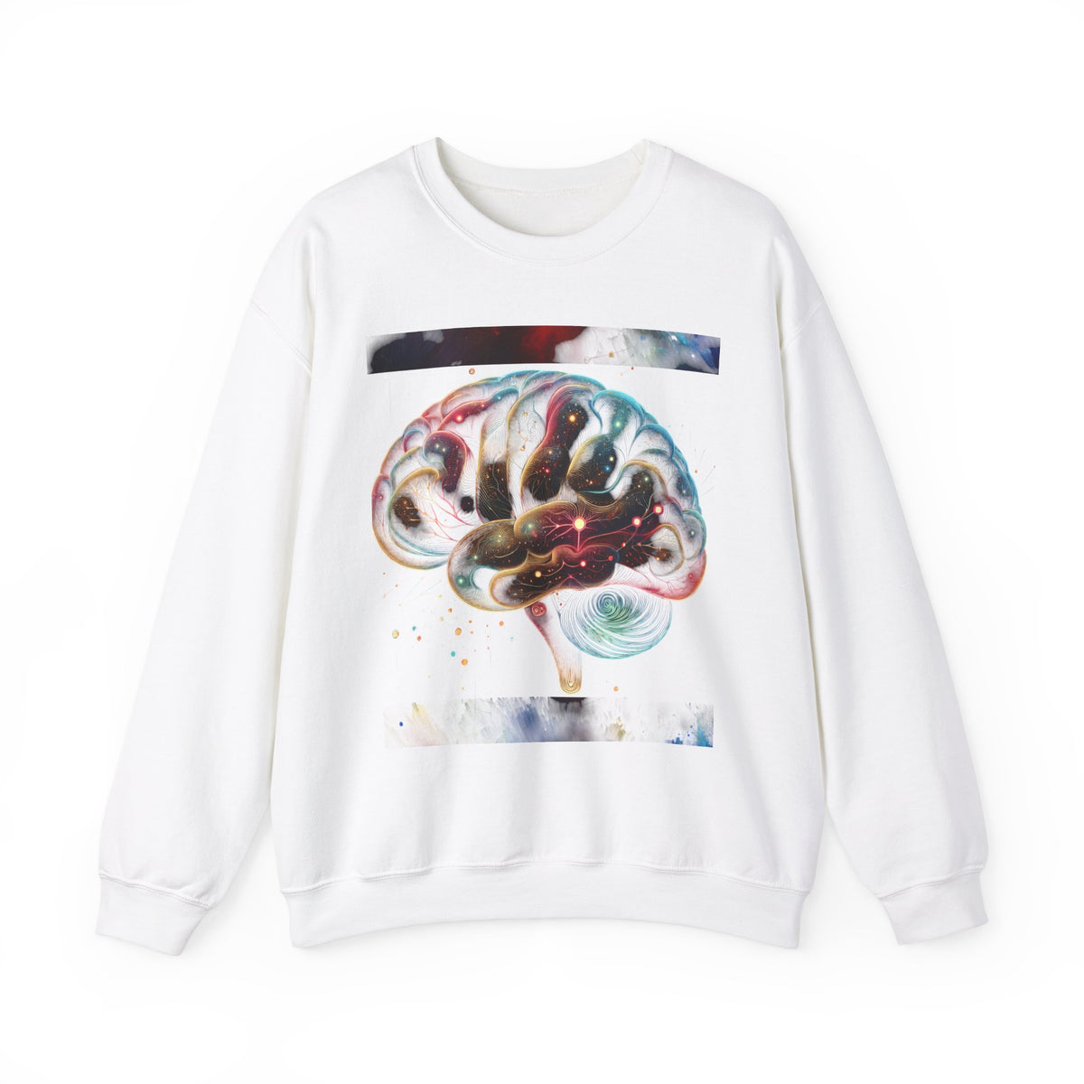 Moletom Unissex Gola Redonda Heavy Blend™ 4D Brain